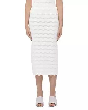 Юбка Элоизы Herv Lger, белый