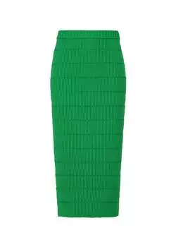 Юбка jiggly knit Pleats Please Issey Miyake, зеленый