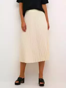 Юбка KAFFE Leandra Pleated, цвет turtledove