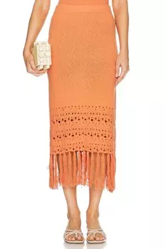 Юбка Kaja цвета хурмы Rails