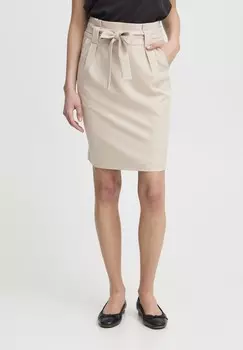 Юбка-карандаш AISY ICHI, бежевый
