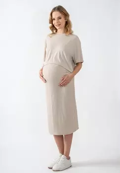 Юбка-карандаш BASIC Cool Mama, бежевый