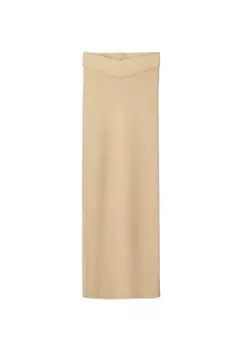 Юбка-карандаш Bershka, коричневый