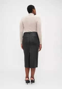 Юбка-карандаш CARAUGUSTA MIDI SKIRT ONLY Carmakoma, черный