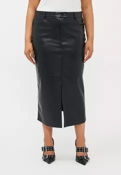 Юбка-карандаш CARRIMA LONG SKIRT ONLY Carmakoma, черный