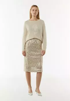 Юбка-карандаш comma, песочный