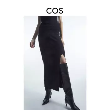 Юбка-карандаш Cos облегающая, черный