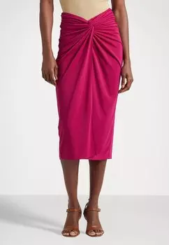 Юбка-карандаш цвета ягоды фуксии Lauren Ralph Lauren