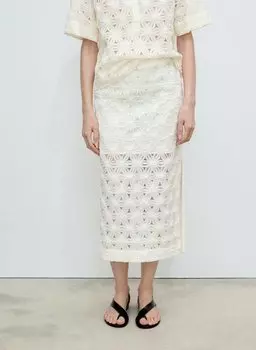 Юбка-карандаш DAISY Mango, молочный