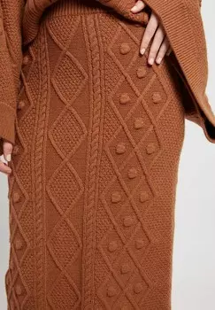 Юбка-карандаш Derhy, коричневый