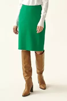 Юбка-Карандаш Donri с завышенной талией Tatuum, зеленый