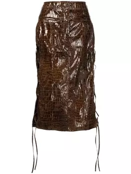 Юбка-карандаш Erin Rejina Pyo, коричневый