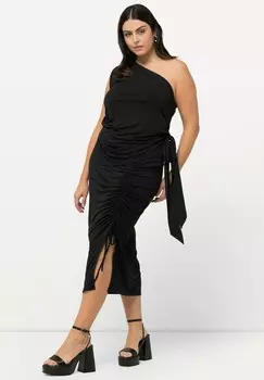 Юбка-карандаш GATHERED RUCHED FRONT Ulla Popken, черный