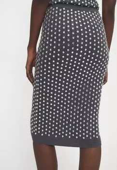 Юбка-карандаш GONNA MAGLIA N°21, серый