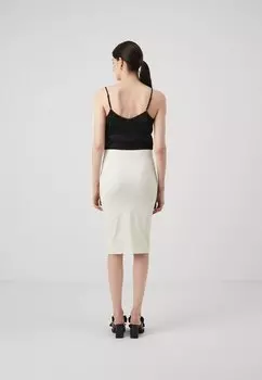 Юбка-карандаш Gonna Skirt Patrizia Pepe, сыро-белый