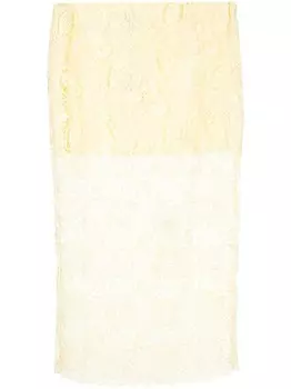 Юбка-карандаш Graziela длины миди Rodebjer, желтый