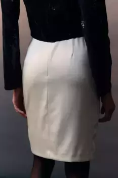 Юбка карандаш H&M, белый