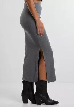 Юбка-карандаш HIGH SLIT Urban Classics, темно-серый