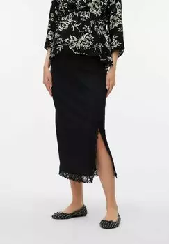 Юбка-карандаш HOHE TAILLE MAMALICIOUS, черный