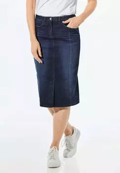 Юбка-карандаш IM 5-POCKET-STIL GOLDNER, темно-синий