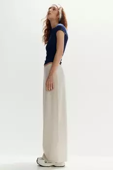 Юбка-Карандаш из джерси H&M, бежевый