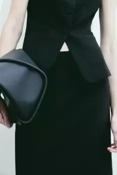 Юбка-карандаш из джерси H&M, черный