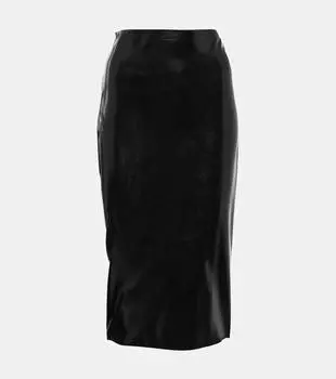 Юбка-карандаш из латекса Alaa, черный