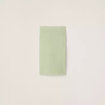 Юбка-Карандаш из мохера Miu Miu, зеленый