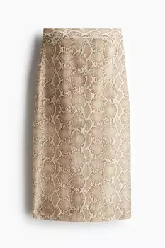 Юбка-Карандаш из смеси лиоцелла H&M, мультиколор