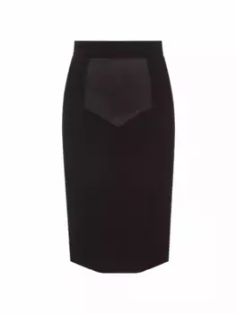 Юбка-карандаш из вискозы Dolce&Gabbana, черный