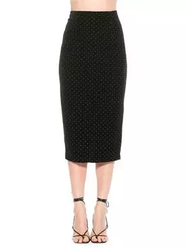 Юбка-карандаш Jayden в горошек Alexia Admor, черный