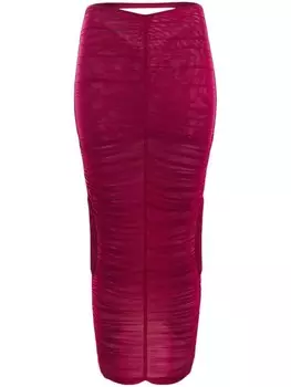 Юбка-карандаш Jupe Mugler, розовый