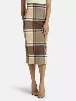 Юбка-Карандаш lanowa Nicowa, коричневый