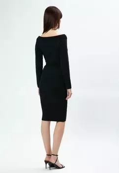 Юбка-карандаш LOGO ALL-OVER INFLUENCER, черный