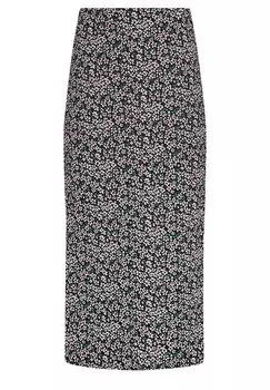 Юбка-карандаш Long Tall Sally с рисунком, черный