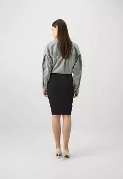 Юбка-карандаш Marti Allover Logo Pencil MARCIANO BY GUESS, черный