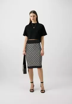 Юбка-карандаш MATI ALLOVER PENCIL MARCIANO BY GUESS, черный