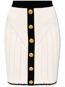 Юбка-карандаш миди Balmain, белый
