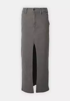 Юбка-карандаш MIDI PENCIL SKIRT G-STAR, серый деним