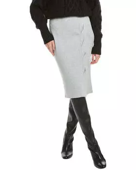 Юбка-карандаш Milly Cable Twist, серый