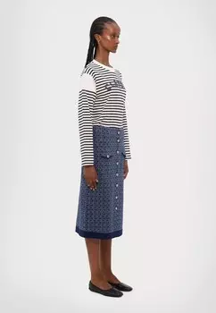 Юбка-карандаш MINUIT MONO Claudie Pierlot, темно-синий