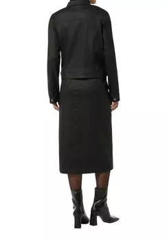 Юбка-карандаш MIT STEPPDETAILS comma, черный