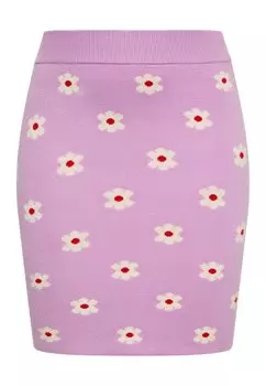 Юбка-карандаш myMo, фиолетовый