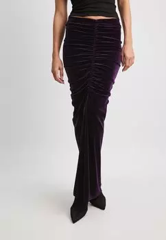 Юбка-карандаш NA-KD, фиолетовый