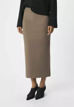 Юбка-карандаш OBJREYNARD Object, светло-коричневый