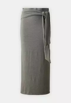 Юбка-карандаш ONLAMERA BOW SKIRT ONLY, темно-зеленый