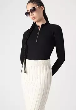 Юбка-карандаш ONLCHICK SKIRT ONLY, серый