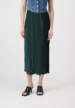 Юбка-карандаш ONLKALYA MIDI SKIRT ONLY, темно-зеленый