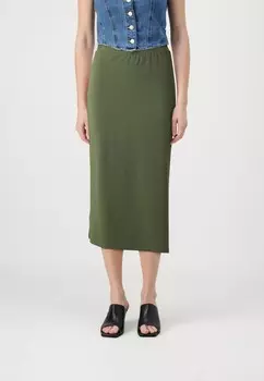 Юбка-карандаш ONLLIVE LOVE MIDI SKIRT 2 PACK ONLY, черный