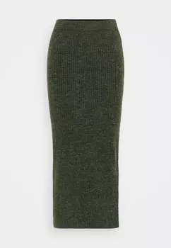 Юбка-карандаш ONLSADIE SKIRT ONLY Tall, темно-зеленый